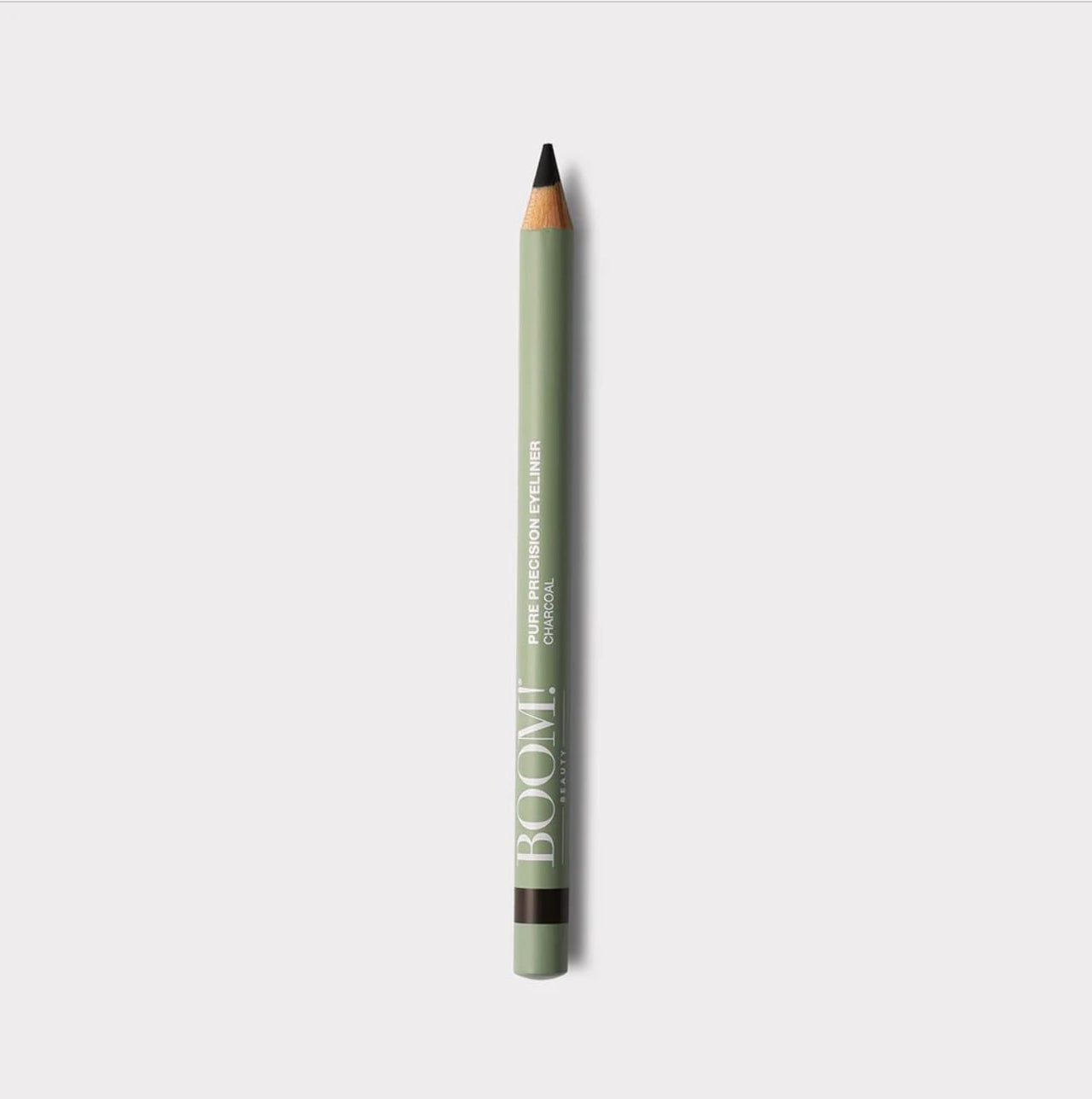 BOOM! Beauty Pure Precision Eyeliner: All-Natural, Skin-Loving, All-Day Wear. Waterproof, Smudge-proof, Smooth Glide Pencil. Richly Pigmented Vegan Eye Makeup For Ageing Skin (Charcoal)