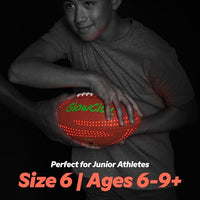 Thumbnail for GlowCity Glow in The Dark Football - Size 6 Light Up PU Ball for Teen Boys & Adults - Cool Sports Gift for Night Outdoor Games - Birthday Gifts Ideas for Teen Boys Teenager Ages 12 13 14 15 16 17 18