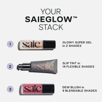 Thumbnail for Saie Dew Liquid Blush for Cheeks - Hydrating Cream Blush Stick with a Blendable + Buildable Formula - Skincare Infused Dewy Cheek Tint for a Natural Flush - Glowy Makeup Essential - Rosy (.40 oz)