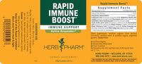 Thumbnail for Herb Pharm Organic Rapid Immune Boost: Fast-Absorbing Tincture for Adults, Echinacea Tincture with Goldenseal, Ginger Extract & Elderberry, Immune Support Supplement & Wellness Aid, 4 Oz