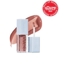 Thumbnail for Kosas Wet Lip Oil Gloss - Hydrating Lip Plumping Treatment with Hyaluronic Acid & Peptides, Non-Sticky Finish (Unbuttoned)