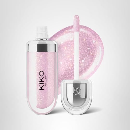 Kiko Milano 3D Hydra Lip Gloss – High Shine, Hydrating, Plumping, Non-Sticky, Moisturizing Lip Makeup – 27 Pearly Lavender – 6.5ml