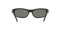 Thumbnail for Ray-Ban Men's RB4033 Predator Rectangular Sunglasses, Matte Black/Polarized Green, 60 mm