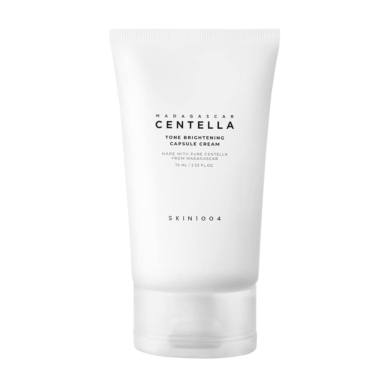 SKIN1004 Tone Glowing Capsule Cream, 75ml, Korean Face Moisturiser with Madewhite, Niacinamide & Tranexamic Acid, Hydrating Face Cream with Madagascar Centella, Korean Skincare