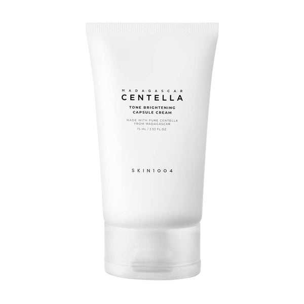 SKIN1004 Tone Glowing Capsule Cream, 75ml, Korean Face Moisturiser with Madewhite, Niacinamide & Tranexamic Acid, Hydrating Face Cream with Madagascar Centella, Korean Skincare
