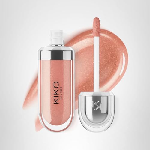 Kiko Milano 3D Hydra Lip Gloss – High Shine, Hydrating, Plumping, Non-Sticky, Moisturizing Lip Makeup – 19 Cream Cashmere – 6.5ml