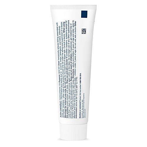CeraVe 1% Hydrocortisone Anti-Itch Cream, Fragrance-Free Relief for Eczema-Prone & Dry Skin, 1 Ounce