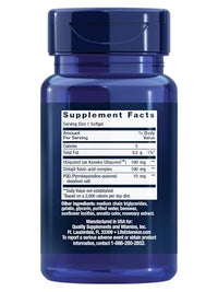 Thumbnail for Life Extension Super Ubiquinol CoQ10 with PQQ, coenzyme Q10, pyrroloquinoline Quinone, Heart Health Supplement, Maximum Absorption, 100 mg, Non-GMO, Gluten-Free, 30 softgels