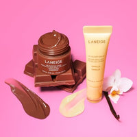 Thumbnail for LANEIGE Sâ€™more Kisses Set: Hydrating Chocolate Lip Sleeping Mask & Vanilla Lip Glowy Balm