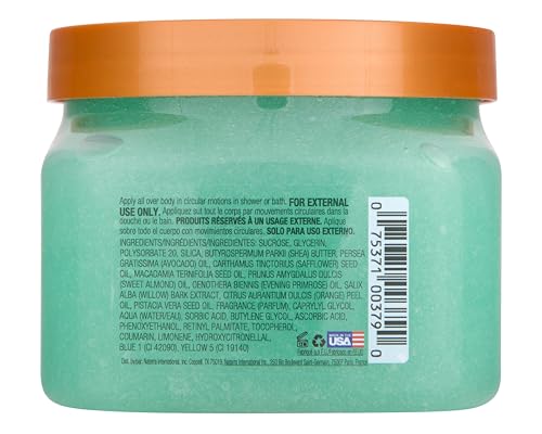 Tree Hut Aurora Nights Shea Sugar Scrub, Exfoliating, Hydrating & Moisturizing Body Scrub with Shea Butter & Nourishing Essential Oils, Smooth & Soften Skin, 18 oz