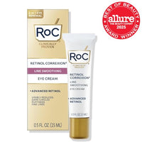 Thumbnail for RoC Retinol Correxion Under Eye Cream for Dark Circles & Puffiness, Daily Wrinkle Cream, Anti Aging Skin Care Treatment Women and Men, 0.5 oz (Packaging May Vary)