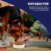Thumbnail for SPOT Ceramic Stoneware- Pet Bowl for Medium and Large Dogs, Classic Heavy Duty Non-Slip Ceramic Bowl for Food and Water - 7.5in Diameter