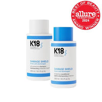 Thumbnail for K18 Damage Shield Shampoo & Conditioner, Smoothing & Protective from Environmental Stressors, Maintains Hair Health, 8.5 Fl Oz x2