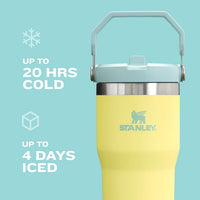 Thumbnail for STANLEY IceFlow Stainless Steel Tumbler with Straw - Vacuum Insulated Water Bottle for Home, Office or Car - Reusable Cup with Straw Leak Resistant Flip - Cold for 12 Hours or Iced for 2 Days (Cream)