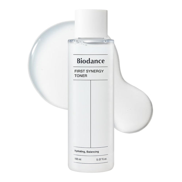 Biodance First Synergy Toner, Moisturizing, Skin Balance Facial Toner with Hyaluronic Acid, Korean Skin Care | 5.07 fl.oz,150ml