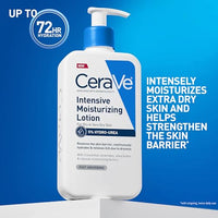 Thumbnail for CeraVe Intensive Moisturizing Lotion, Hydro-Urea + Shea Butter, Body Lotion For Dry Skin, Relieves Signs Of Extra Dry Skin, Non Greasy Hydrating Cream For Rough, Tight, Red & Itchy Skin, 8oz