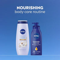 Thumbnail for NIVEA Pampering Coconut and Almond Milk Body Wash with Nourishing Serum, Moisturizing Body Wash for Women, Enriched with Provitamin B5 and Vitamin E, 20 Fl Oz Bottle