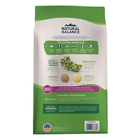 Thumbnail for Natural Balance Limited Ingredient Small Breed Adult Dry Dog Food with Vegan Plant Based Protein and Healthy Grains, Vegetarian Recipe, 4 Pound (Pack of 1)