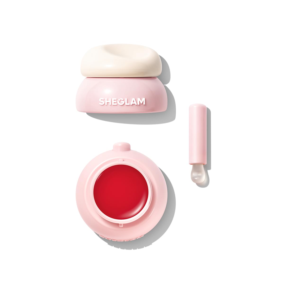 SHEGLAM Hydra Jelly Pocket Lip Jam Hydrating Nourishing Lip Gloss Moisturizing Lip Makeup-Strawberry Splash