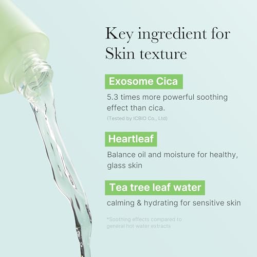 medicube Exosome CICA Toner | Daily Soothing Toner with Exosome CICA, Heartleaf, Tea Tree, 12 Kinds of CICA | Low Irritation, Sebum Care Korean Skin Care, for Stressed Skin (210ml / 7.10 fl.oz.)