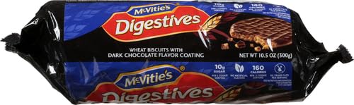 McVitie's Digestives Roll Wrap, Dark Chocolate, 10.5-Ounce
