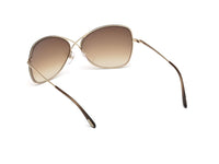 Thumbnail for Tom Ford Butterfly Sunglasses TF250 Colette 28F Rose Gold FT0250