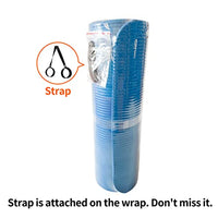 Thumbnail for Amazon Basics Extra Thick Exercise Yoga Gym Floor Mat with Carrying Strap, 74 x 24 x .5 Inches, Blue