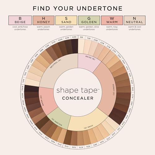 tarte shape tape concealer – Full-Coverage Creaseless Soft Matte Finish, Brightening Under-Eye & Face Makeup, 16hr Longwear, Vegan & Cruelty-Free, full size, 35H medium honey