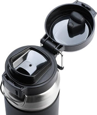Thumbnail for Stanley Quick Flip GO Water Bottle 36 oz | Push Button Lid | Leakproof and Packable for Travel and Sports | Insulated Stainless Steel | BPA-Free | Black