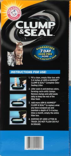 Arm & Hammer Clump & Seal Cat Litter, Fresh Home Scent 28lb