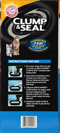 Thumbnail for Arm & Hammer Clump & Seal Cat Litter, Fresh Home Scent 28lb