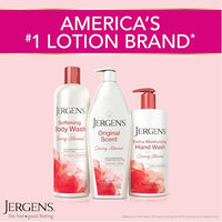 Thumbnail for Jergens Original Scent Dry Skin Body Lotion, Hand and Body Moisturizer, Cherry Almond Essence, Dermatologist Tested, 32 Oz
