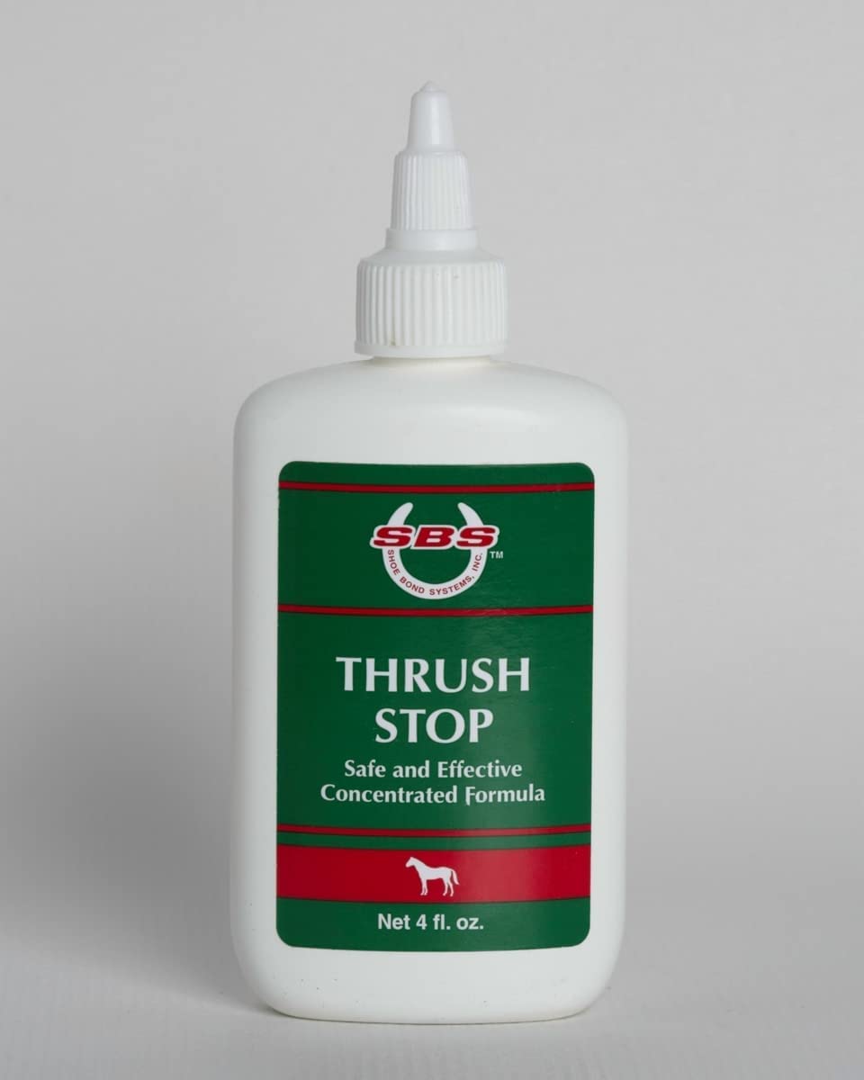 THRUSH STOP SBS Equine Thrush Treatment for Horses for The Finest Horse Care | The Horse-Journal’s Product of The Year and #1 Pick Against Hoof Thrush (4 Fluid Oz)
