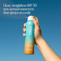 Thumbnail for COOLA Organic Sunscreen SPF 30 Sunblock Spray, Dermatologist Tested Skin Care for Daily Protection, Vegan and Gluten Free, Tropical Coconut, 6 Fl Oz