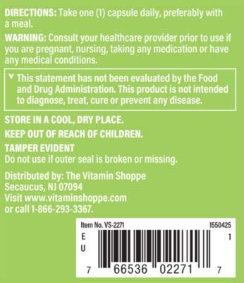The Vitamin Shoppe Bacopa 500MG (Bacopa Monnieri), Clinically Studied Ingredient, Herbal Brain Support Supplement, Once Daily (100 Capsules)