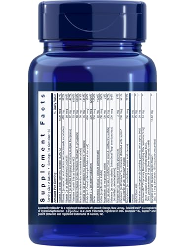 Life Extension Two-Per-Day Multivitamin - Packed with Over 25 Vitamins, Minerals & Extracts -Vitamins B6, C, D - Zinc - Two-Month Supply - Non-GMO, Gluten-Free - 120 Tablets