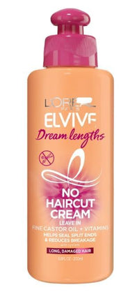 Thumbnail for New Paris Elvive Dream Lengths No Haircut Cream Leave in Conditioner, 6.8 fl oz (1 Pack, Package May Vary)