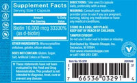Thumbnail for The Vitamin Shoppe Biotin 10,000 MCG, Nutrient Metabolism Support for Healthy Vibrant Hair, Healthy Skin & Strong Nails, Energy Production (60 Capsules)