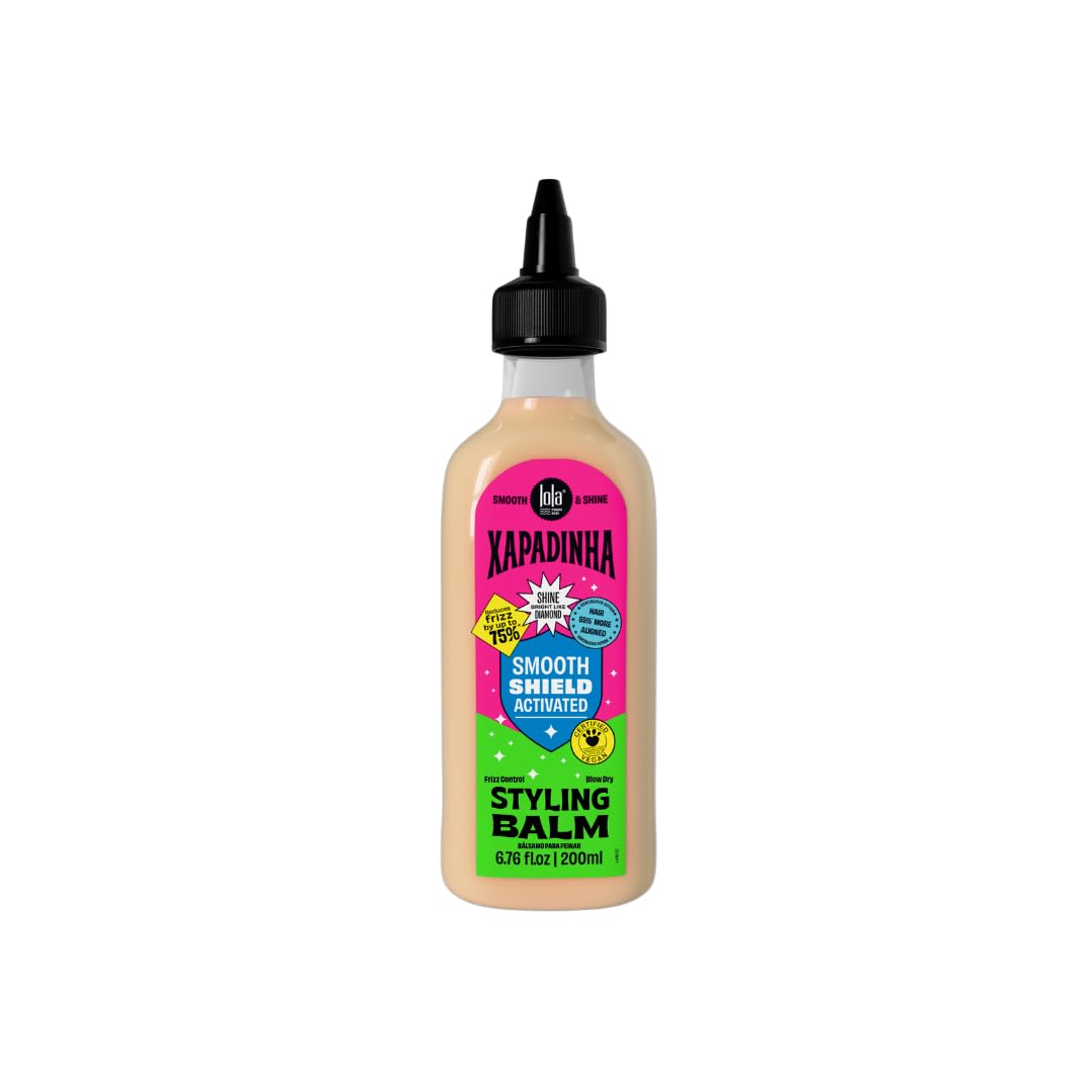 Lola From Rio - Xapadinha - Leave-In Styling Balm For Straight ot Straightnened Hair, Thermal Protection, Anti-Frizz Effect, Aligment, and Softnes 6.76 Fl Oz