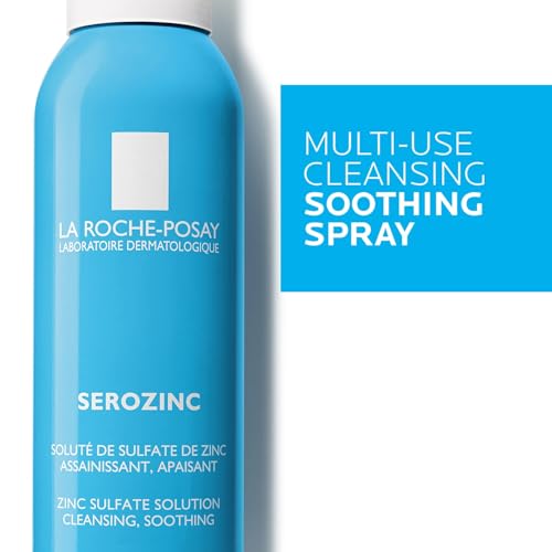 La Roche-Posay Serozinc Face Toner for Oily Skin with Zinc, Mattifying Face Spray and Acne Prone Skin Toner to Reduce Shine for Oil Control, Alcohol Free Face Mist, 5 Fl Oz (Pack of 1)