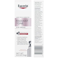 Thumbnail for Eucerin Radiant Tone Eye Cream Dark Circle Corrector, Eye Brightening Cream with Thiamidol and Hyaluronic Acid, Helps Reduce the Look of Eye Puffiness, 0.5 Oz Tube