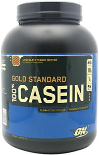 Thumbnail for Optimum Nutrition Gold Standard 100% Casein, Chocolate Peanut Butter, 4 lb (1818 g)