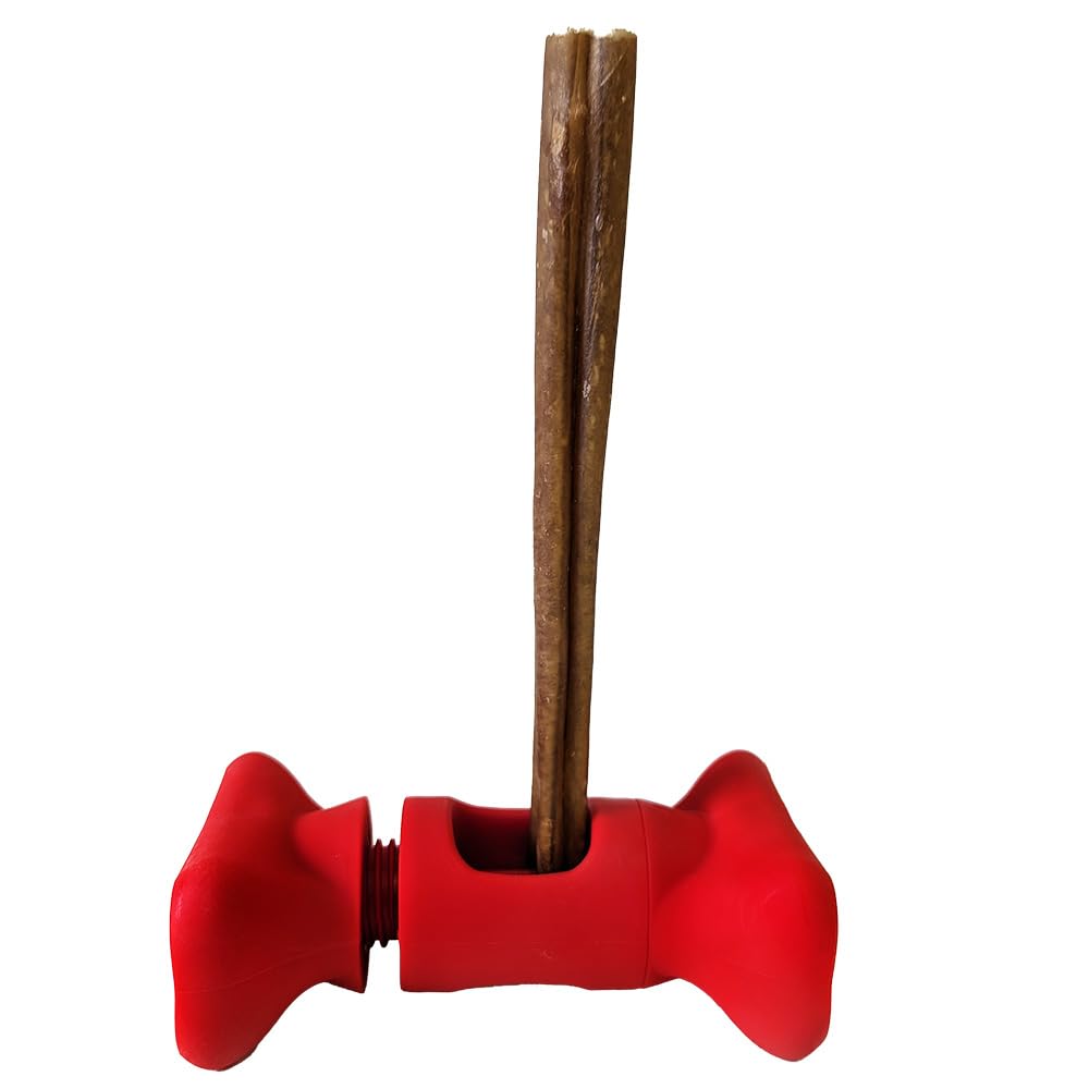 SPOT Treat Holder- Safety Device Bully Stick Holder & Yak Cheese Holder for Small and Medium Dogs, to Help Prevent Choking, 4.5in
