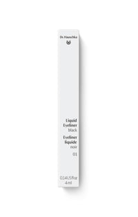 Thumbnail for Dr. Hauschka Liquid Eyeliner 01, Black, Natural, Mineral, Winged, Cat-Eye, Water Resistant, Long-lasting, 0.14 fl oz