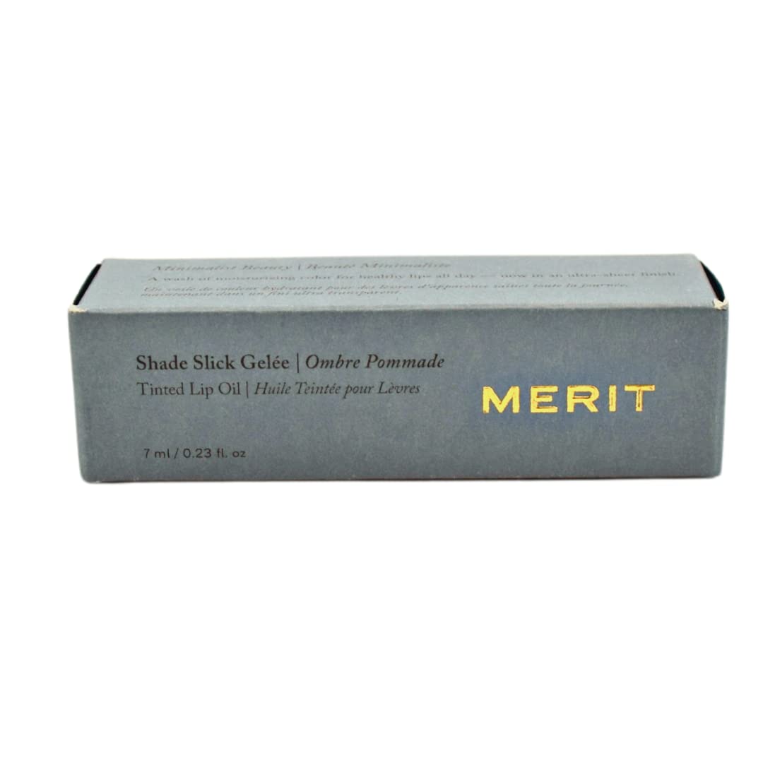 MERIT Shade Slick Gelée Sheer Tinted Lip Oil Les Deux