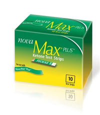 Thumbnail for Nova Max Plus Ketone Test Strips - Box of 10