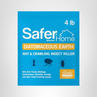 Thumbnail for Safer Home Diatomaceous Earth 4 lb Organic OMRI DE - Cockroach Killer Indoor Home, Bed Bug Killer, Kills Fleas, Ants, Silverfish, Earwigs & Crawling Insects