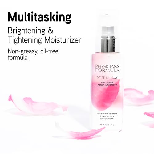 Physicians Formula RosÃ© All Day Face Moisturizer, Clean Beauty, Oil-Free, Dermatologist Tested, Clinically Tested