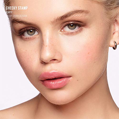 KAJA Blusher - Cheeky Stamp 06 Flirty | Kbeauty, Cute Makeup, Buildable & Blendable Shade with Heart-shaped Applicator, Sunkissed Finish, Travel size, Hygienic, Portable, Korean Makeup, 0.17 Oz
