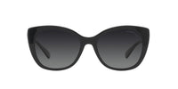 Thumbnail for Coach HC8365U Universal Fit Sunglasses, Black/Dark Tortoise/Grey Gradient Polarized, 55 mm